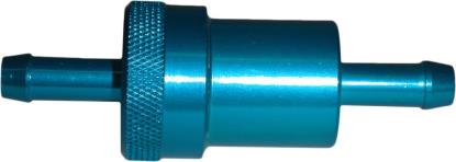 Picture of Fuel Filter 7mm Anodised Aluminium Blue