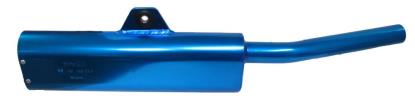 Picture of Exhaust Tailpipe Trail Blue Universal with back mounting