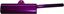 Picture of Exhaust Tailpipe Trail Purple Universal with back mounting
