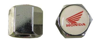 Picture of Valve Caps Chrome Metal with Honda Logo OEM Part (Pair)