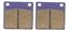Picture of Brake Disc Pads Rear R/H Kyoto for 1988 Kawasaki ZG 1300 A4