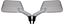 Picture of Mirrors Fairing White Left & Right Honda NS125R (Pair)