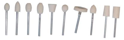 Picture of Polishing Felt Kit on 3mm Spindles (Per 10)