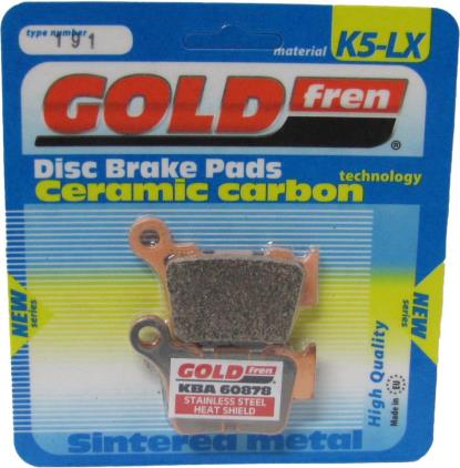 Picture of Goldfren K5-LX191, FA368 Disc Pads (Pair)