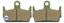 Picture of Brake Disc Pads Rear R/H Kyoto for 2007 SYM Jet Sport X 50