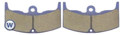 Picture of Kyoto VD129, FA80/2, FDB310, SBS571, SBS552 Disc Pads (Pair)