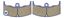Picture of Brake Disc Pads Rear R/H Kyoto for 1983 Honda CBX 550 FD