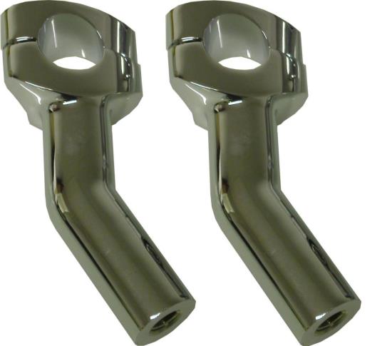 Picture of Handlebar Riser Chrome Pull Back Harley Davidson Style (Pair)