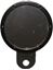 Picture of Tax Disc Holder Round Black Rim 6 Studs Silver Backing