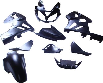 Picture of Fairing Complete Kawasaki ZX12R 2002-2004 (Black-9)