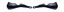 Picture of Hand Guards Wrap Round with Alloy Inserts Yamaha Blue (Pair)