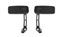 Picture of Mirror Bar End Black Rectangle 120mm x 50mm