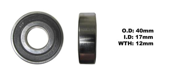 Picture of Bearing SNR 6203EEU(I.D 17mm x O.D 40mm x W 12mm)