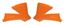 Picture of Radiator Scoops for 2001 KTM 250 EXC (Upside down Forks) (2T)