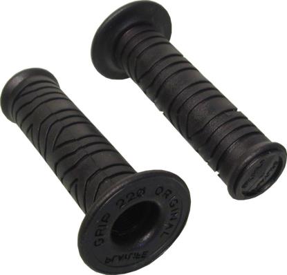 Picture of Grips Playlife Lined Black to fit 7/8" Handlebars 115mm (Pair)