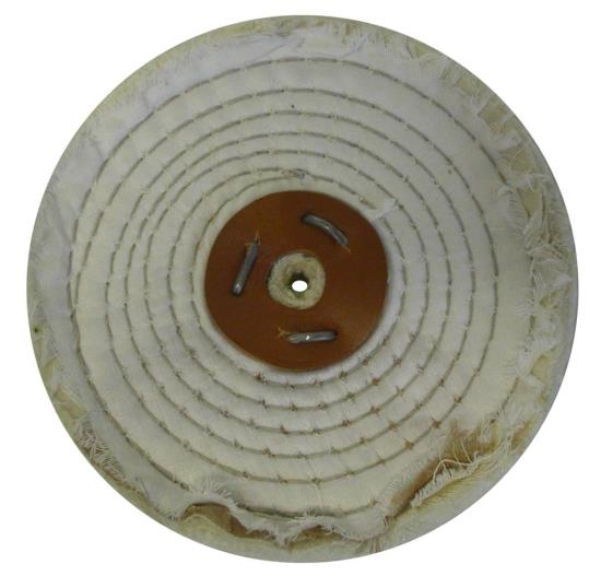 Picture of Polishing Stitched Mop (3 Section White) 6 Inch Diameter