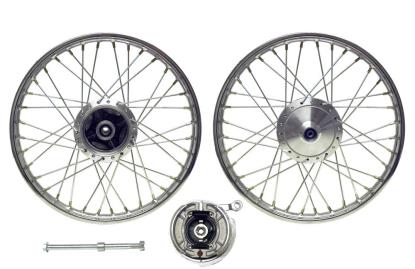 Picture of Front Wheel AP50, AX100 drum brake (Rim 1.40 x 17)