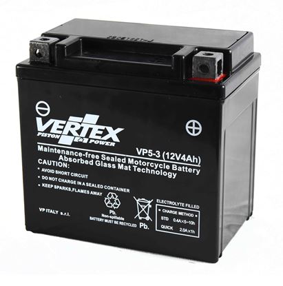 Picture of Vertex VP5-3 Battery replaces CTX5L-BS 