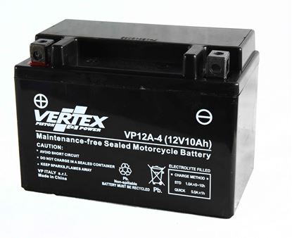 Picture of Vertex VP12A-4 Battery CT12A-BS L:150 H:107 W:87 REF: YT12A-BS
