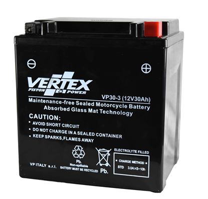 Picture of Vertex VP30-3 Battery replaces CTX30L/CTX30L-BS 