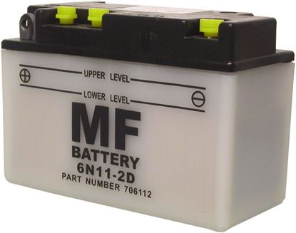 Picture of Battery (Conventional) for 1981 Yamaha CV 80 Beluga (2T) NO ACID