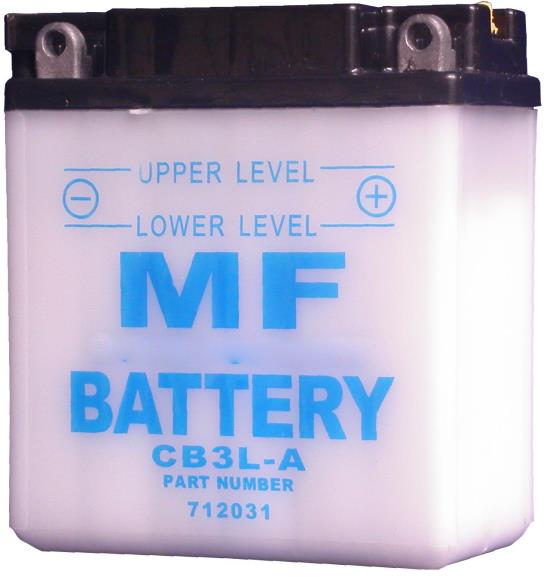 Picture of Battery CB3L-A (L:99mm x H:111mm x W:57mm)