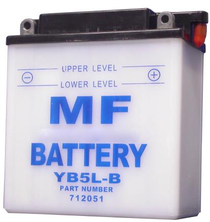 Picture of Battery CB5L-B, 12N5-3B (L:120mm x H:130mm x W:60mm)