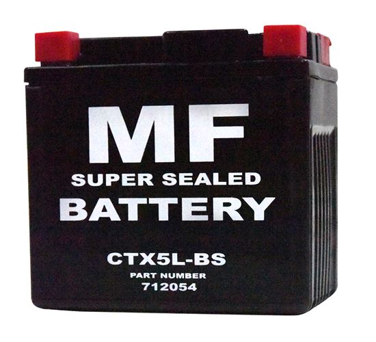 Picture of Battery CT5L-BS, CTX5L-BS (L:114mm x H:106mm x W:70mm)