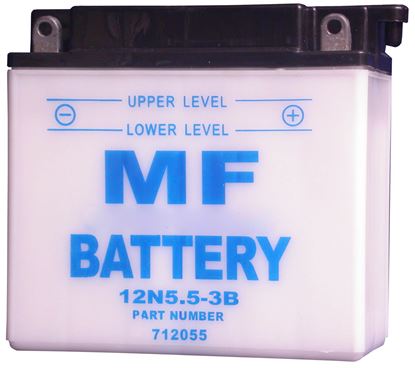 Picture of Battery 12N5.5-3B (L:138mm x H:131mm x W:61mm)