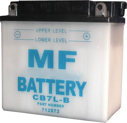 Picture of Battery CB7L-B, 12N7-3B (L:135mm x H:132mm x W:76mm)