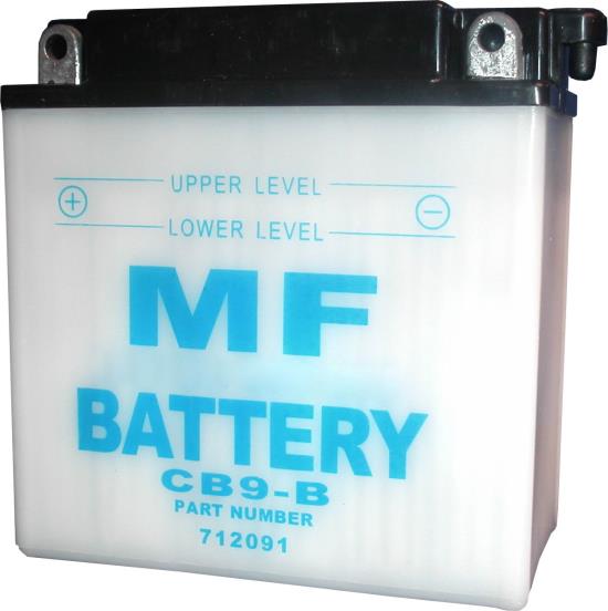 Picture of Battery CB9-B, 12N9-4B-1 (L:136mm x H:140mm x W:76mm)