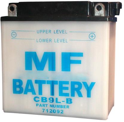 Picture of Battery CB9L-B, 12N9-3B (L:136mm x H:140mm x W:76mm)