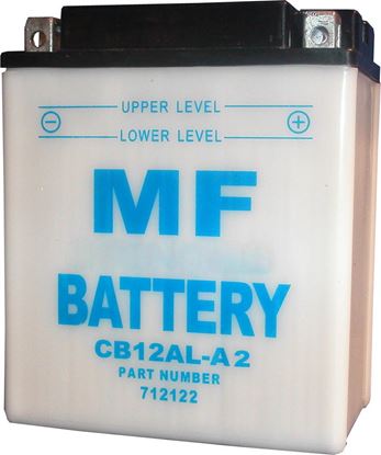 Picture of Battery CB12AL-A2 + Terminals (L:134mm x H:161mm x W:80mm)