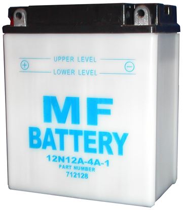 Picture of Battery (Conventional) for 1981 Kawasaki GPZ 550 D1 (KZ550D1) NO ACID