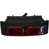 Picture of Complete Rear Stop Taill & Number Plate Light Small Twin Square 90mm