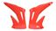 Picture of Radiator Scoops Red 04 Honda CRF450R 02-04 (Pair)
