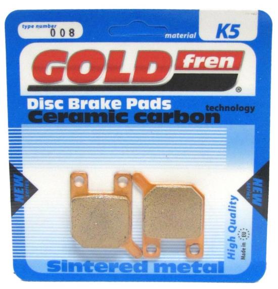 Picture of Goldfren K5-008 as FA115 with tag on bottom corner Disc Pads (Pair)