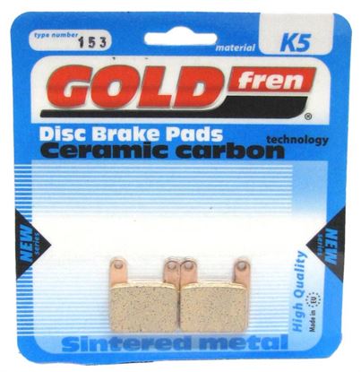 Picture of Goldfren K5-153, FA*** as fitted to HM50 (Import) Mini Moto Disc Pads (Pair)