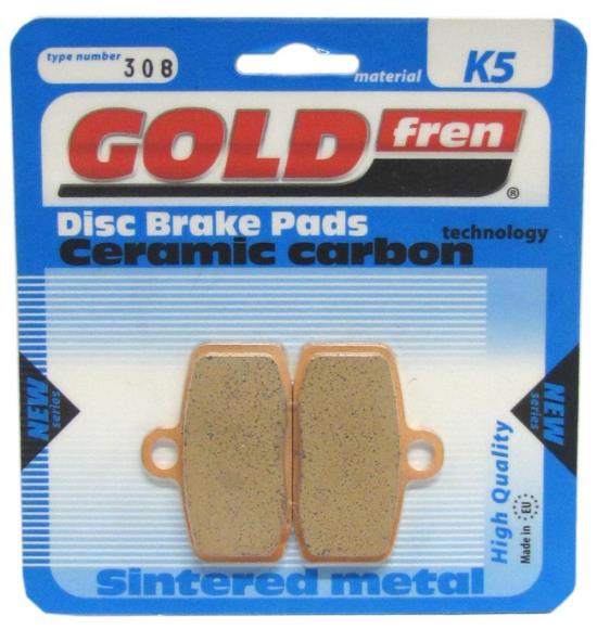 Picture of Goldfren K5-308 as FA612 but 5.30mm thickness for Gas Gas Disc Pads (Pair)