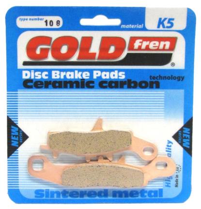 Picture of Goldfren K5-108, VD438, FA258, SBS726, FA349 Disc Pads (Pair)