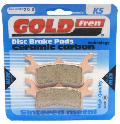 Picture of Goldfren K5-209, FA314R, SBS787, VD992 Disc Pads (Pair)