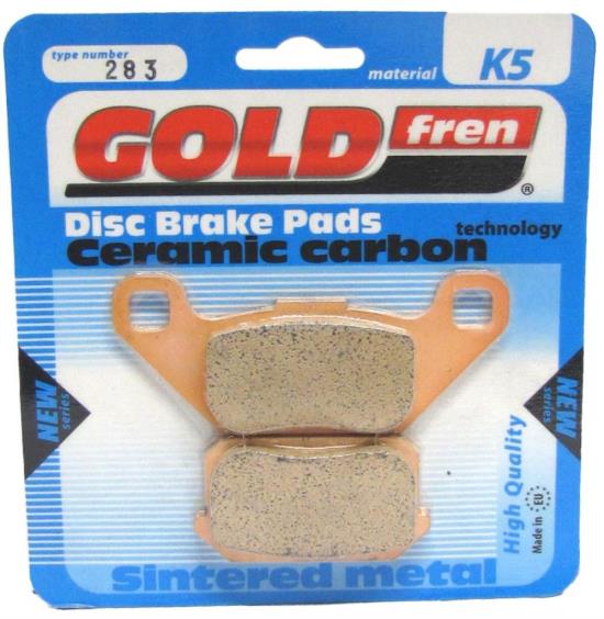 Picture of Goldfren K5-283, FA431 as fiited to Adly, CPI, PGO 250 ATV Rear Disc Pads (Pair)