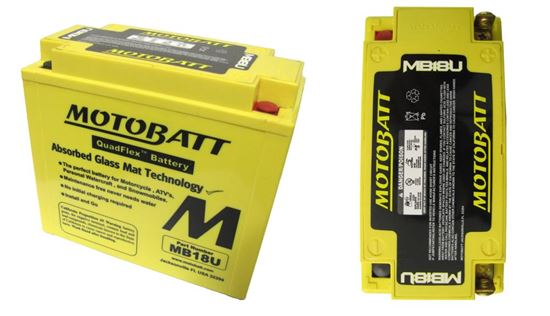 Picture of Battery (Motobatt) for 1981 Moto Guzzi V 50 Gaucho