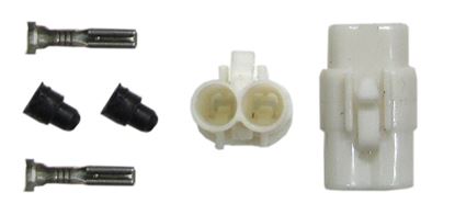 Picture of Electrical Connector 2 Pin Plug Male FRS & Terminal/Rubber (Single)