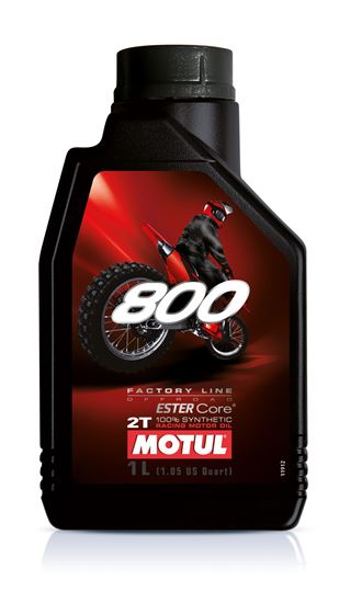 Picture of Motul Oil & Lubricant 800 2T Factory Line Off Road Racing 100% Synthet