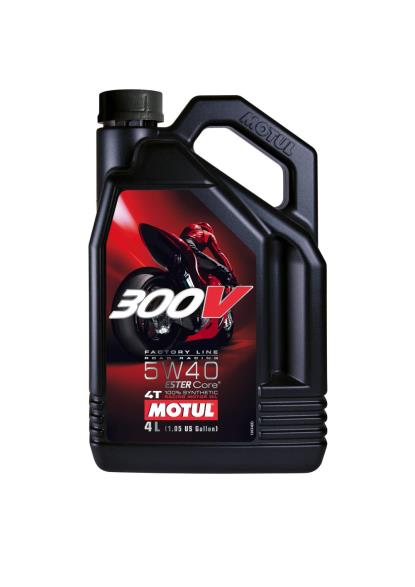 Picture of Motul Oil & Lubricant 300V Factory Line 5w40 4T 100% Synthetic