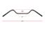 Picture of Handlebars 1' Chrome Western 8' Rise without Dimples"