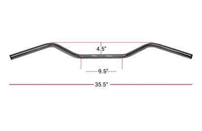 Picture of Handlebars 1' Chrome Glide 5' Rise with Dimples