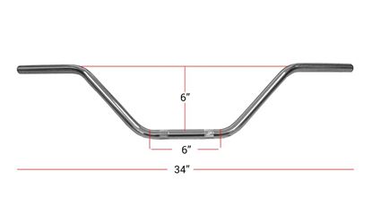 Picture of Handlebars 7/8' Chrome 6' Rise