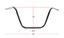 Picture of Handlebars 7/8' Chrome 10' Rise Wide Bottom (Cheaper Version)"